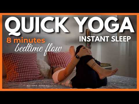 Quick Bedtime Yoga for Beginners in Bed